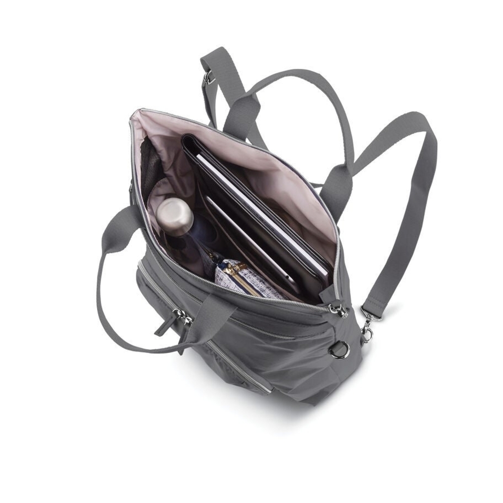 Samsonite Mobile Solution Convertible Backpack Color Silver Shadow - Picture 2 of 7